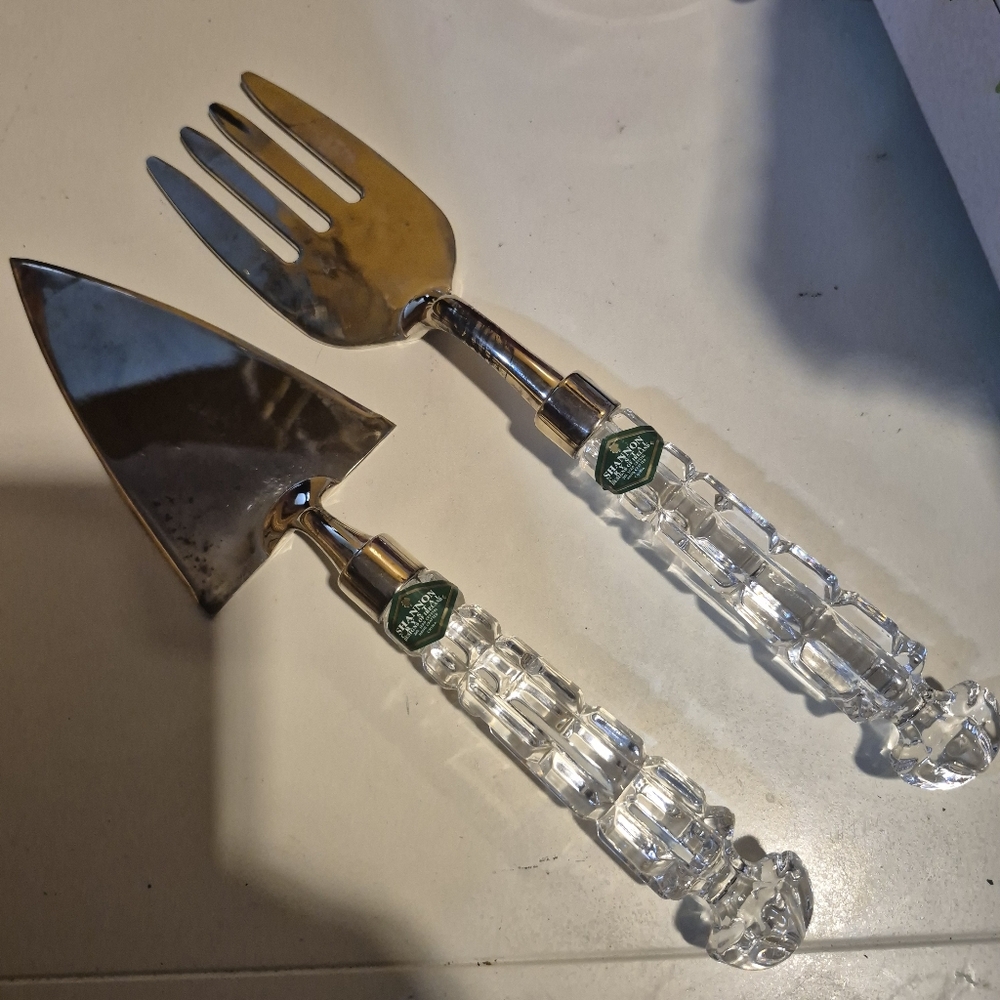 Shannon Crystal Designs of Ireland Serving Set